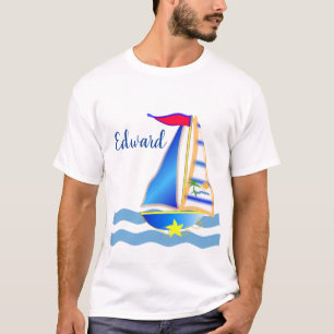 T-shirt Jour de voile ensoleillé Personnalisé