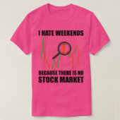 T-shirt Jour d'échange I Hate Week-ends 13 (Design devant)