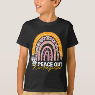 T-shirt Jour Dernier De L'École À La Maternelle