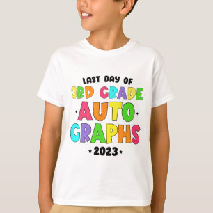 T-shirt Jour Dernier De L'École Autographes