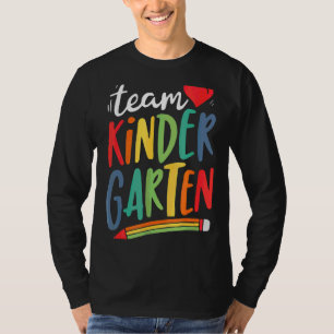 T-shirt Jour Dernier De L'École De L'Équipe Maternelle