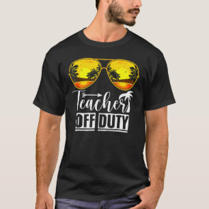 T-shirt Jour Dernier du coucher de soleil de palmier de l'