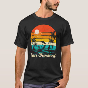 T-shirt Jour Dernier vintage Rétro De La Classe Étudiée S