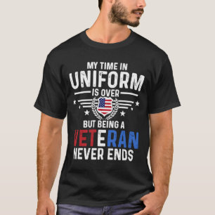 T-shirt Jour des anciens combattants américains Mon temps
