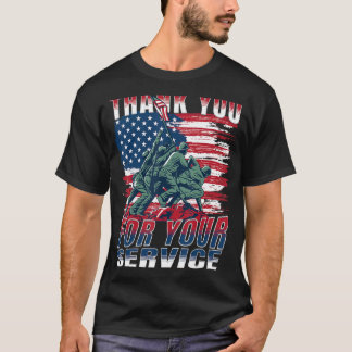 T-shirt Jour des anciens combattants American Flag Life Pr