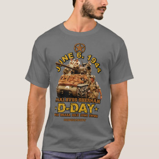 T-SHIRT JOUR DES ANCIENS JOUR 1944 HVSS SHERMAN