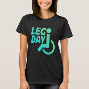 T-shirt Jour des jambes handicapé en fauteuil roulant    