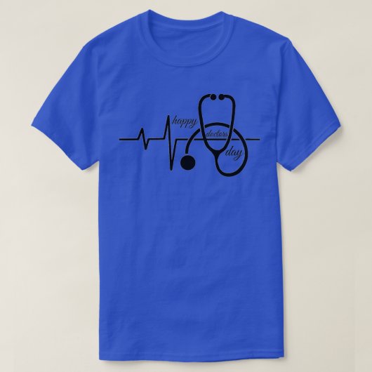 T-shirt jour des médecins heureux 1 (Design devant)