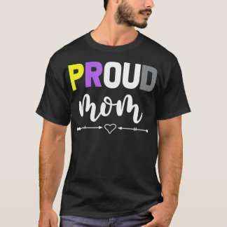 T-shirt Jour des mères Cadeau non binaire Fierté maman LGB