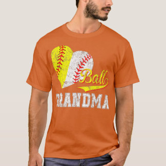 T-shirt Jour des mères de grand-mère de baseball softball 