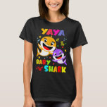 T-shirt Jour des mères de la famille des requins Yaya Shar<br><div class="desc">Jour des mères de la famille des requins Yaya Shark</div>