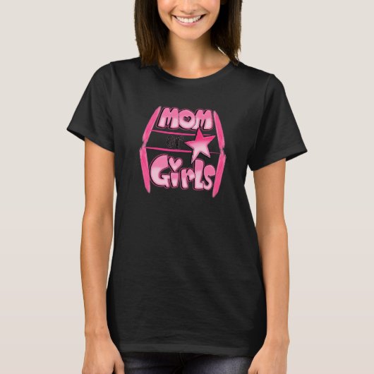 T-shirt Jour Des Mères De Maman De Filles (Devant)