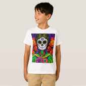 T-shirt Jour des morts (Devant entier)