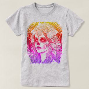 T-shirt Jour des morts, arc-en-ciel