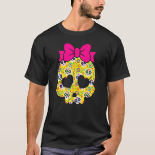 T-shirt Jour des morts Dia de Los Muertos Motif Sugar S
