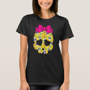 T-shirt Jour des morts Dia de Los Muertos Motif Sugar S