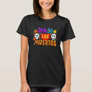 T-shirt Jour Des Morts Joie Mexicaine Et Patrimoine Hispan