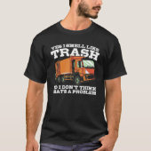 T-shirt Jour des ordures Transporteur de déchets Recyclage (Devant)