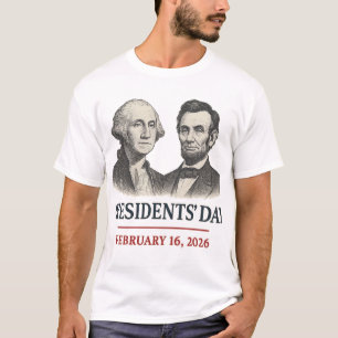 T-shirt Jour des présidents – Hommage abstrait à l'héritag