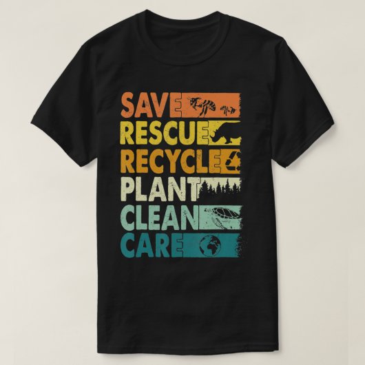 T-shirt Jour des terres 2023 Sauvez les abeilles Secourir (Design devant)