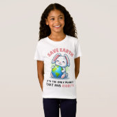 T-Shirt JOUR DES TERRES 2025 CUTE RABBIT (Devant entier)