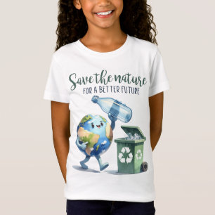 T-Shirt Jour des terres 22 Avril Recycle Sauver L'Environn