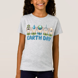 T-Shirt Jour des terres 22 Avril Recycle Sauver L'Environn