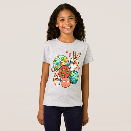 T-Shirt Jour des terres 22 Avril Recycle Sauver L'Environn (Devant entier)