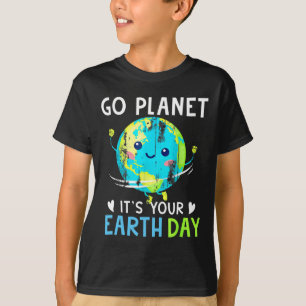T-shirt Jour des terres Chemise Go Planet C'est votre Jour