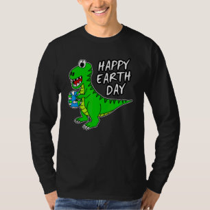 T-shirt Jour des terres Dinosaur Rex Cute Earth Kids Toddl