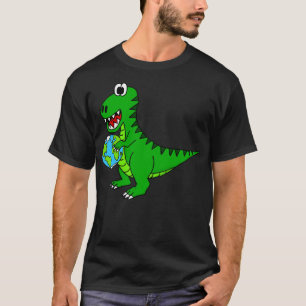 T-shirt Jour des terres Dinosaur TRex environnementaliste
