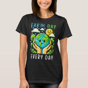 T-shirt Jour des terres Drôle Sauvez La Planète Mignonne J