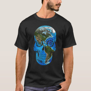 T-shirt Jour des terres Du Crâne Sucre De La Terre Morte