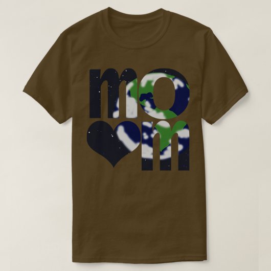 T-shirt Jour des terres Eco Maman Amour (Design devant)