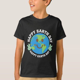 T-shirt Jour des terres Enfants Enfants Jeunes Garçons Jol