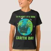 T-shirt Jour des terres : Go Planet C'est ton Jour des ter (Devant)