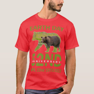 T-shirt Jour des terres mignon 52e anniversaire Avril 2022