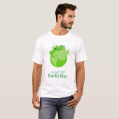 T-shirt jour des terres mondial 2023 assis 22 avril (Devant entier)