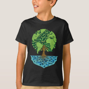 T-shirt Jour des terres Mondial Sauvez La Forêt Mer Nature