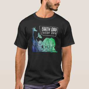 T-shirt jour des terres Planète Environnement Planète Cu