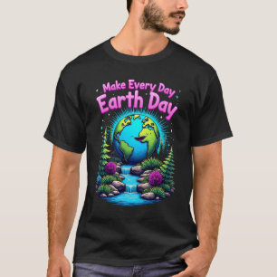 T-shirt Jour des terres - Sauvez notre planète Conception 
