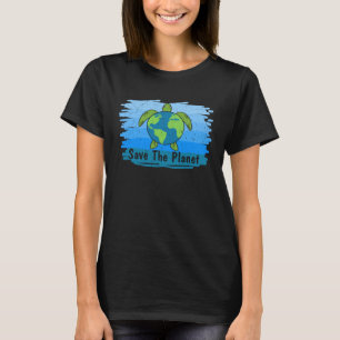 T-shirt Jour des terres Sauvez notre Plante d'origine Plus