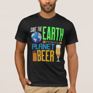 T-shirt Jour des terres Sauvez Notre Terre La Seule Planèt
