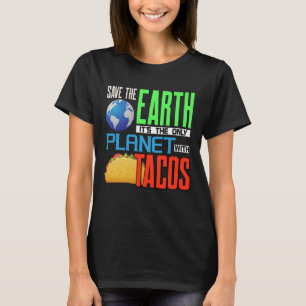 T-shirt Jour des terres Sauvez Notre Terre Uniquement Plan