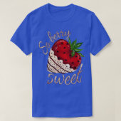 T-shirt Jour des Valentines aux fraises sucrées du Berry (Design devant)