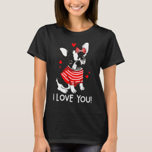 T-shirt Jour des Valentines de la Bow Rouge