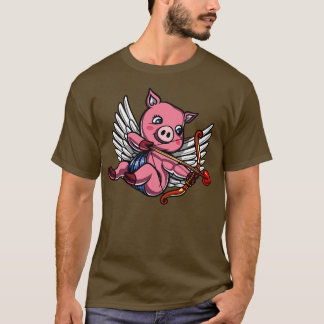 T-shirt Jour des Valentines de porc