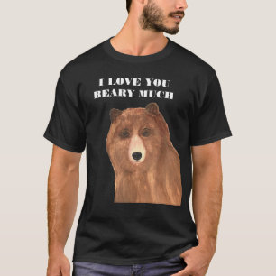 T-shirt Jour des Valentines Je t'aime beaucoup
