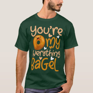 T-shirt Jour des Valentines Vous avez tout Bagel Pun Bakin