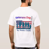 T-shirt Jour des vétérans (Dos)